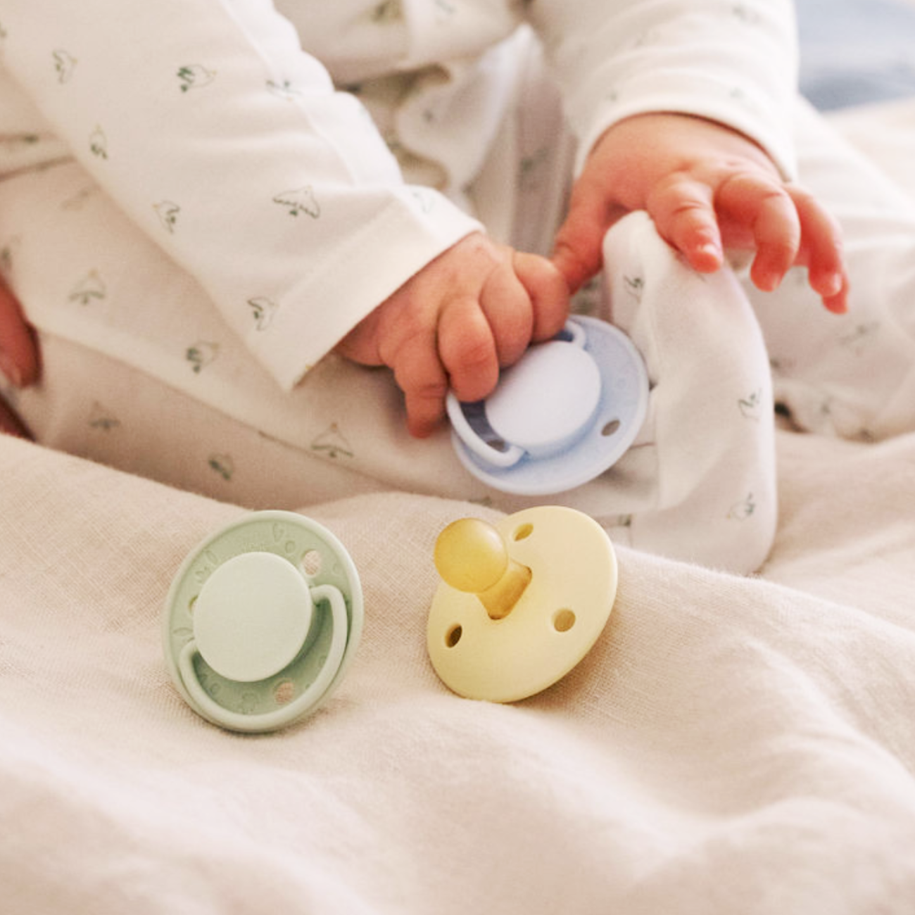 Lote de 2 chupetes redondos