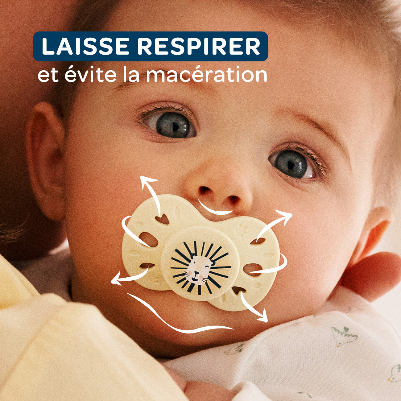 Lote de 2 chupetes anatómicos animales