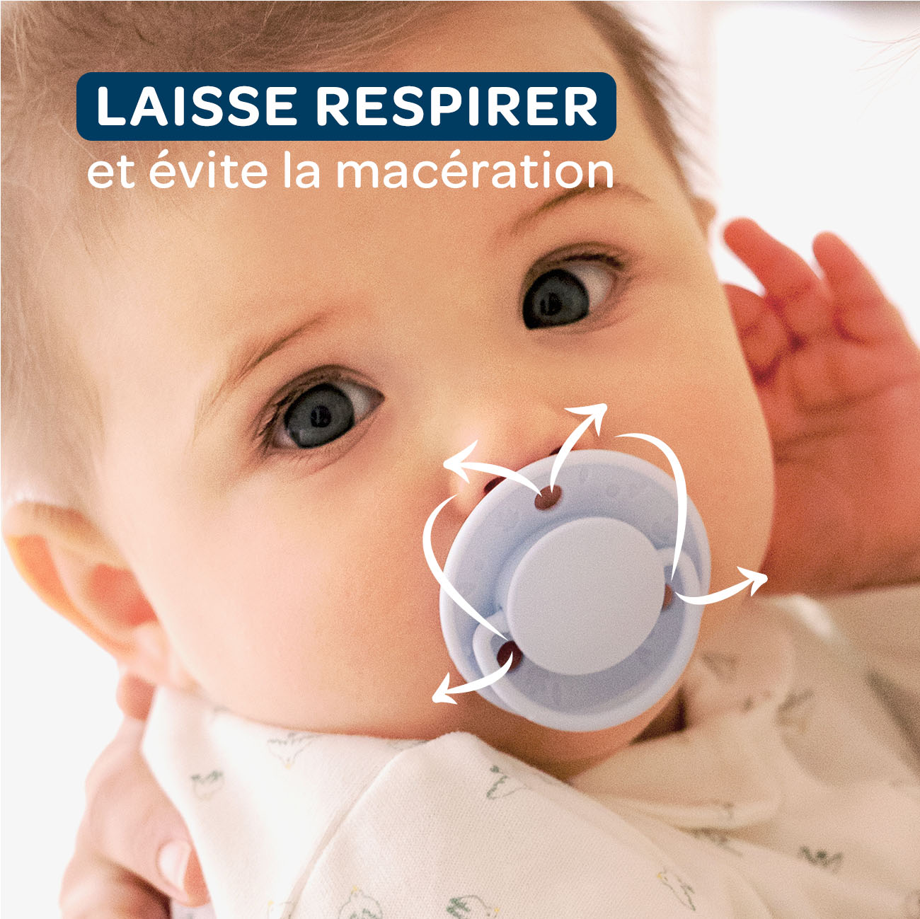 Lote de 2 chupetes redondos