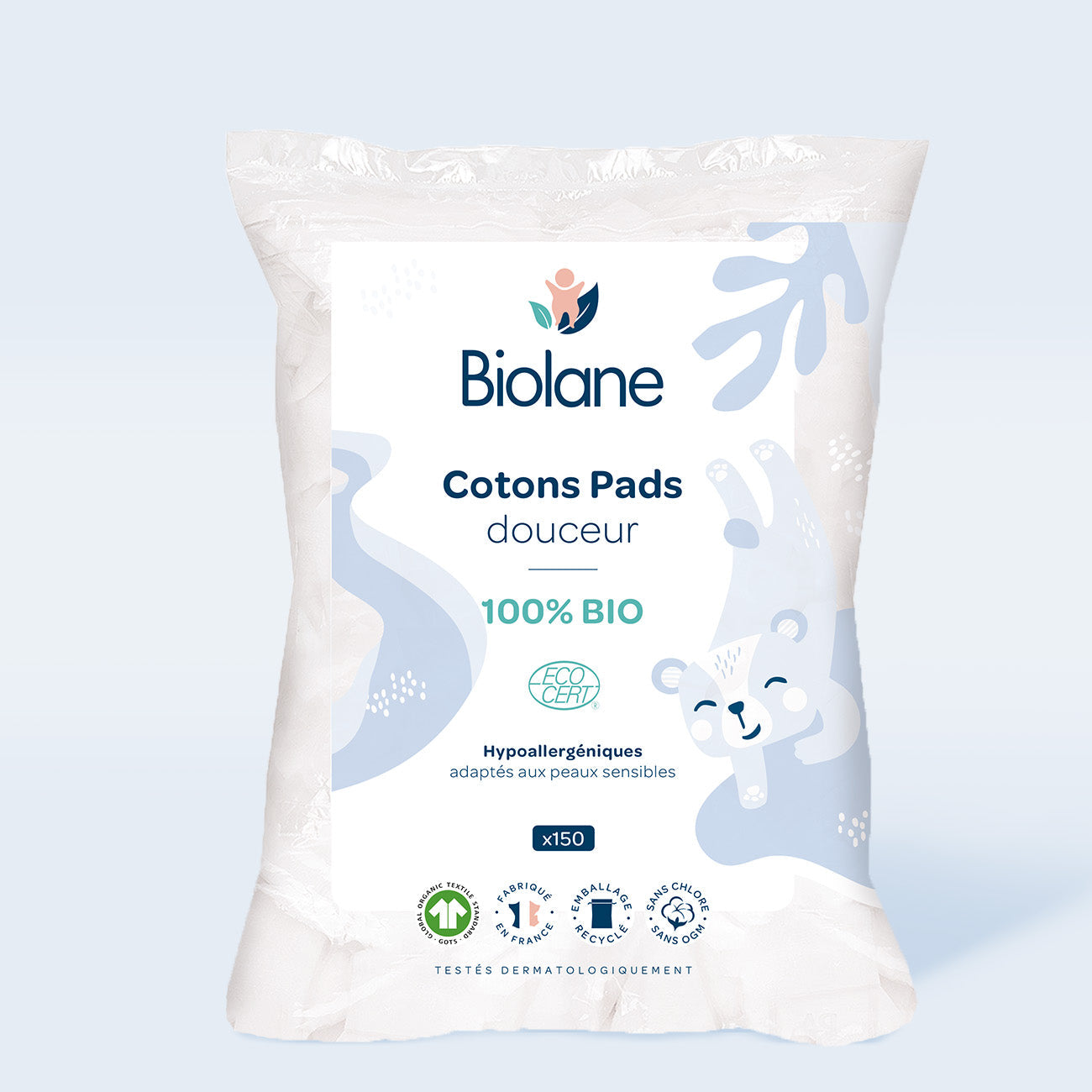 Cuadrados de algodón 100% BIO