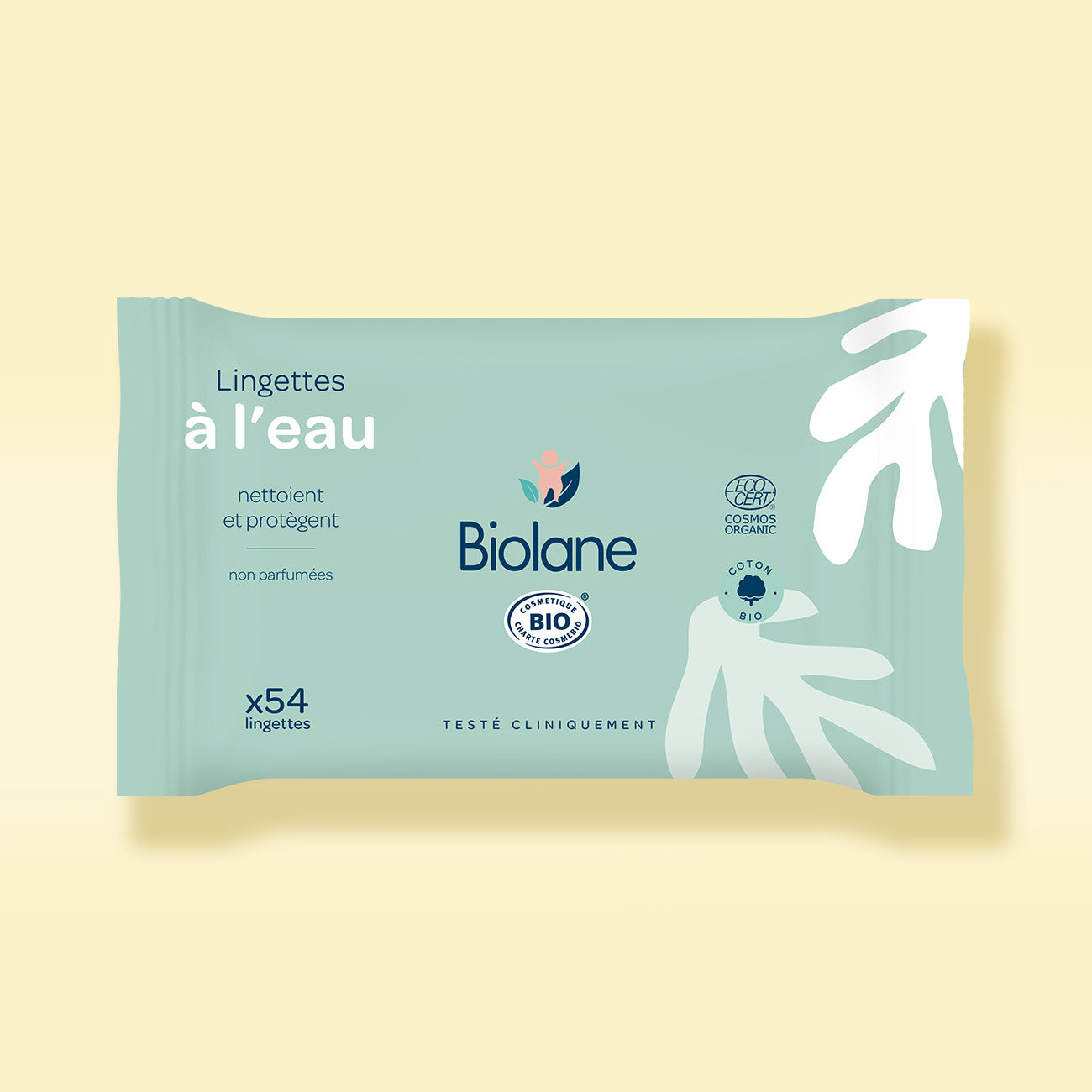 Toallitas con agua certificadas biológicas