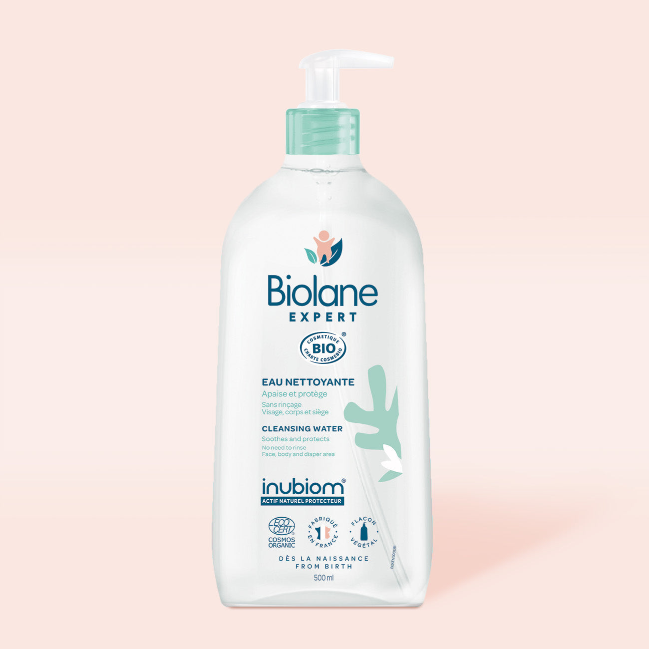 Agua limpiadora certificada biológica Biolane Expert