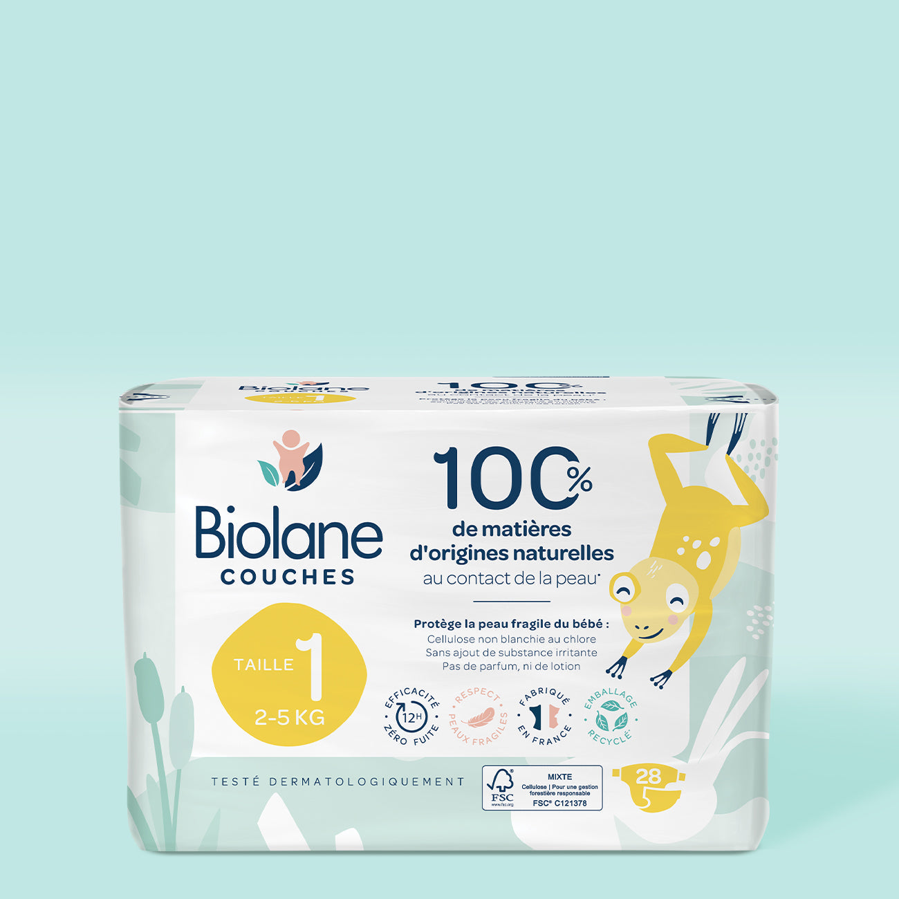 Pañales ecológicos – Talla 1 a 5