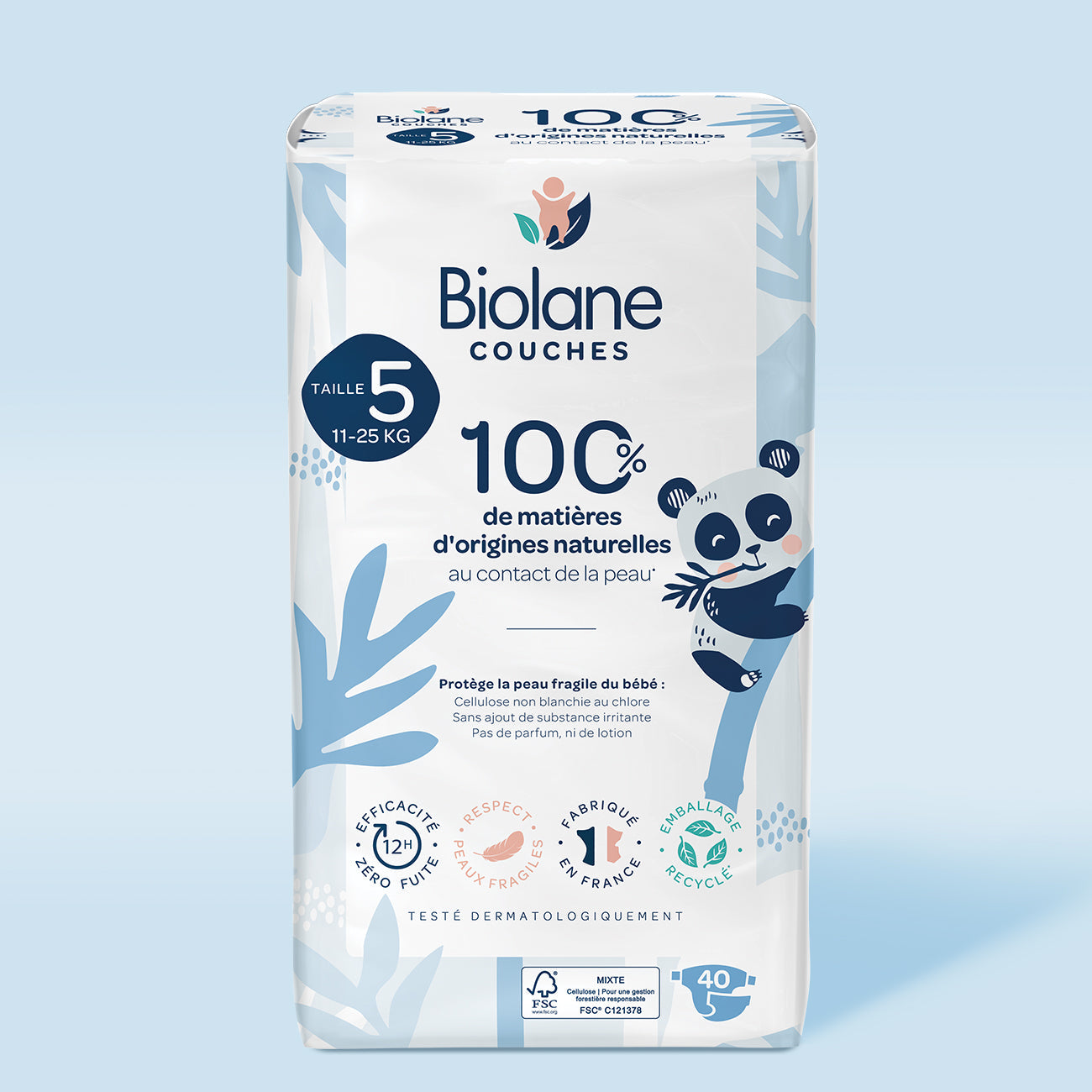 Pañales ecológicos – Talla 1 a 5