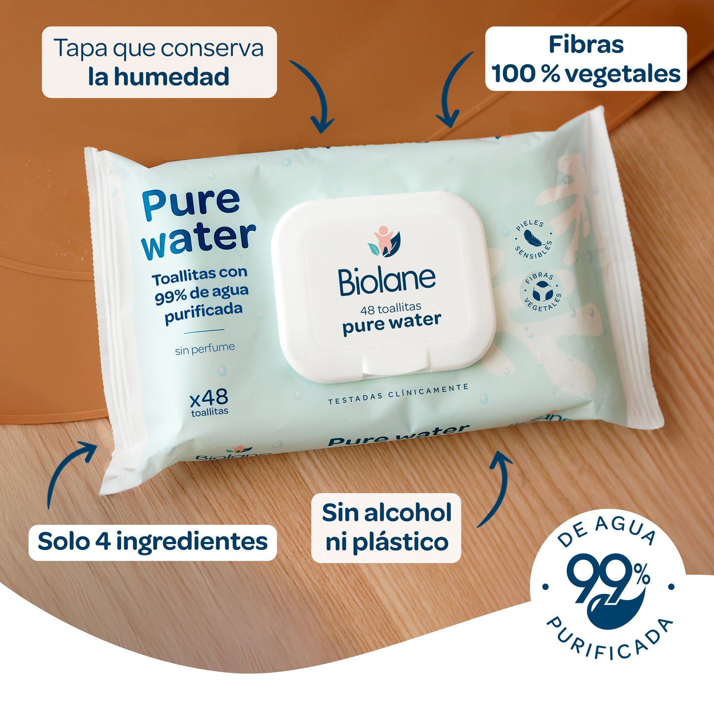 Toallitas Pure Water