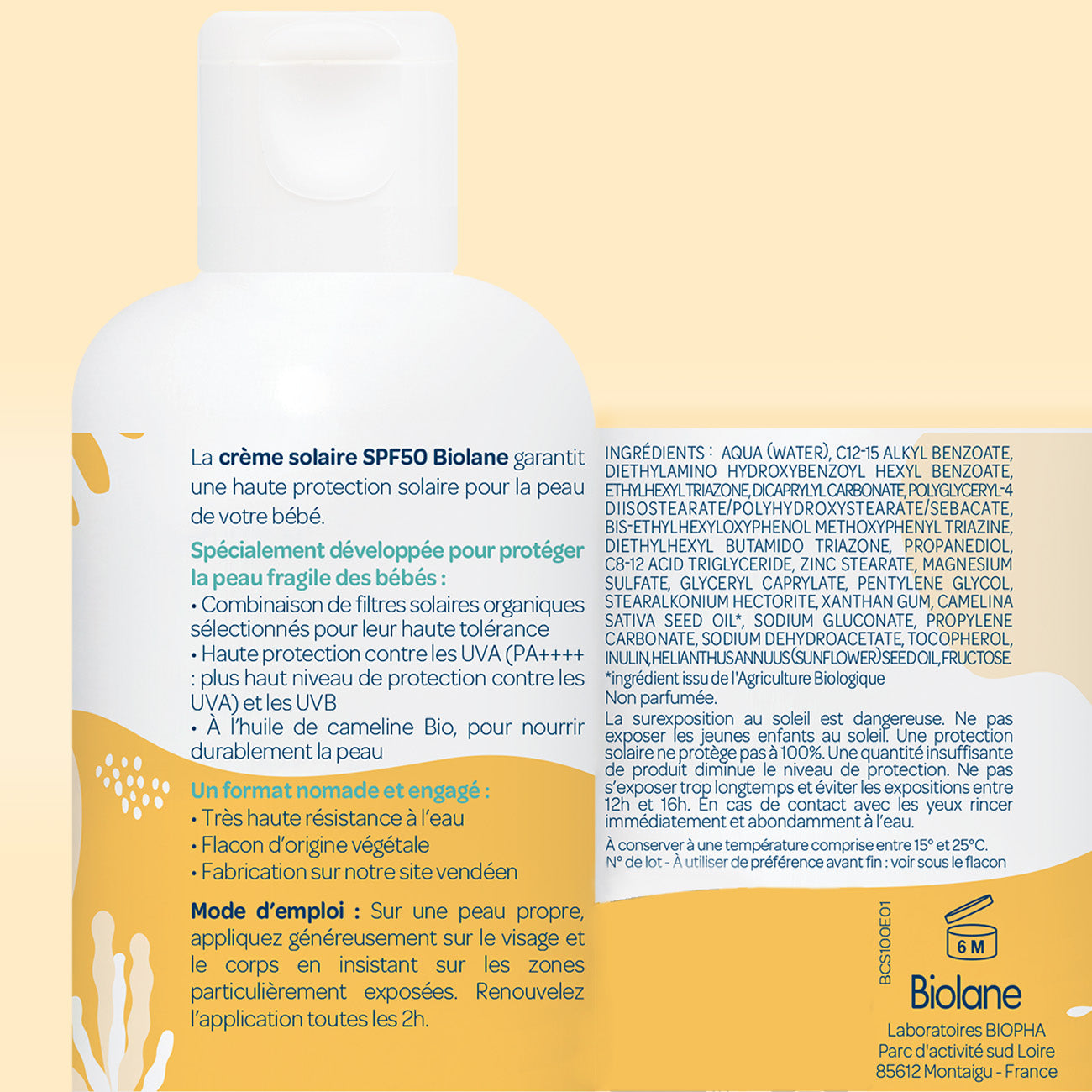Crema solar SPF50 - 100ml - 200ml