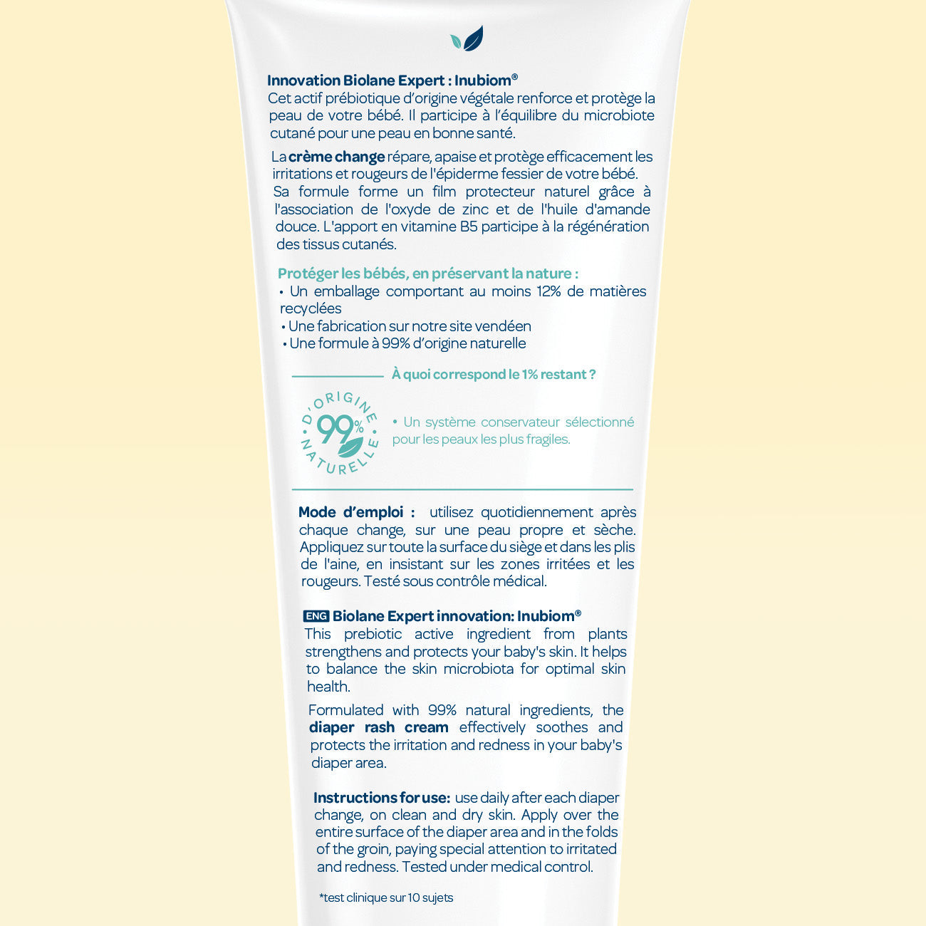 Crema de cambio Biolane Expert