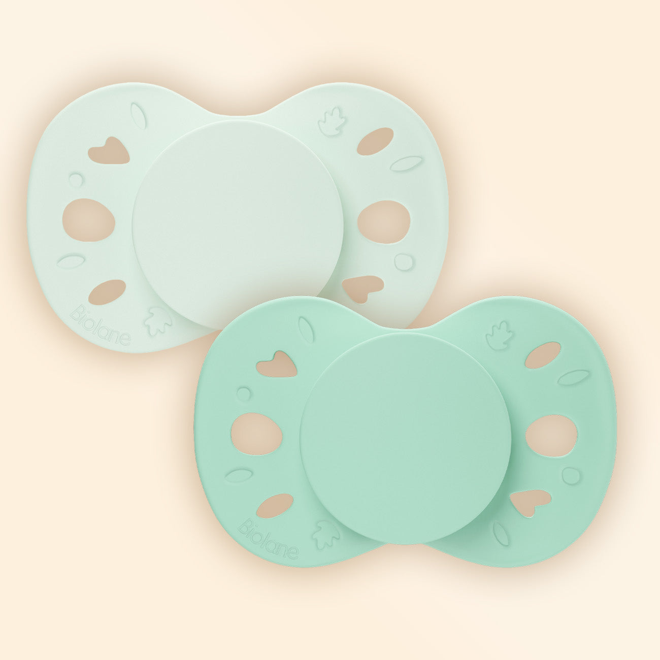 Lote de 2 chupetes anatómicos