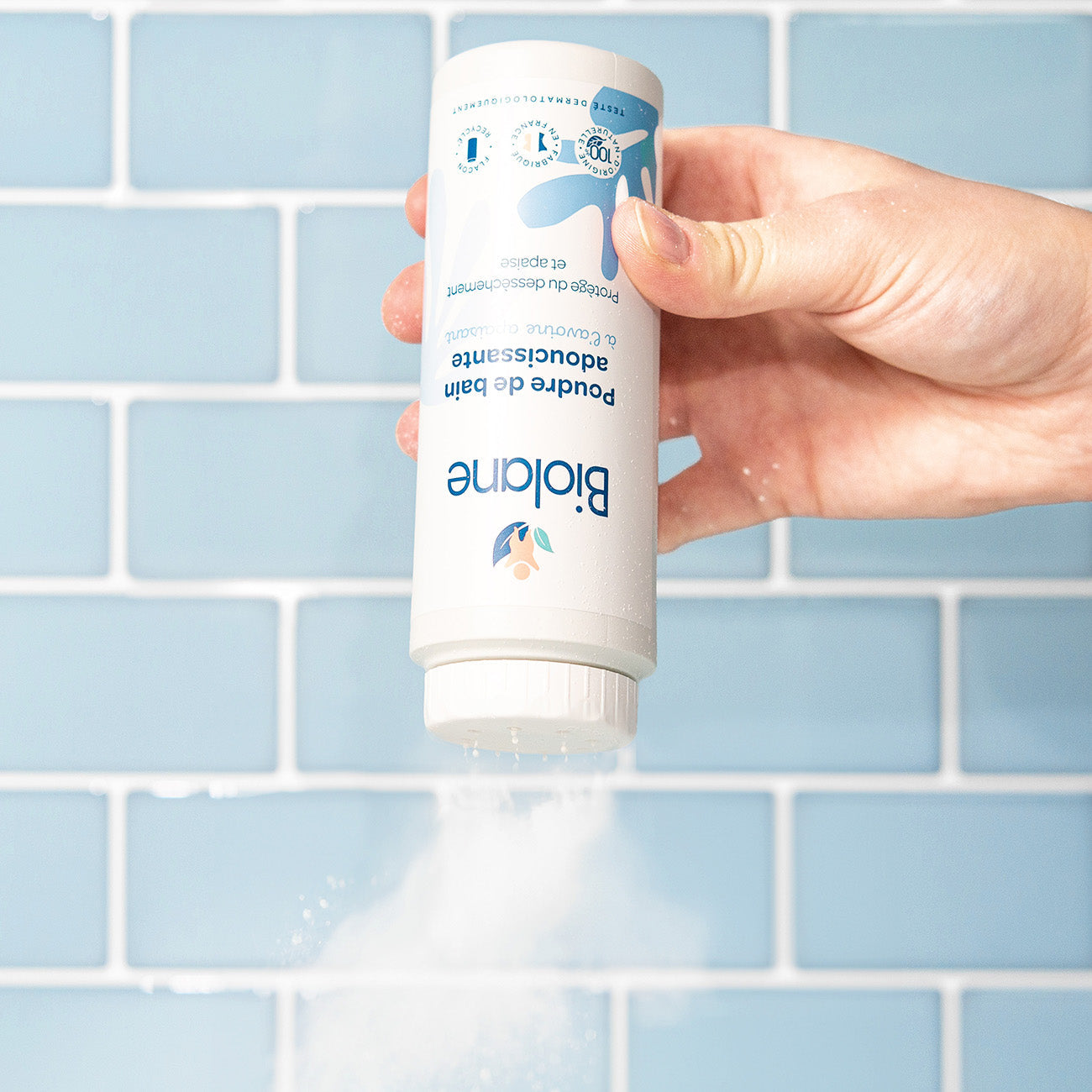 Polvo de baño suavizante