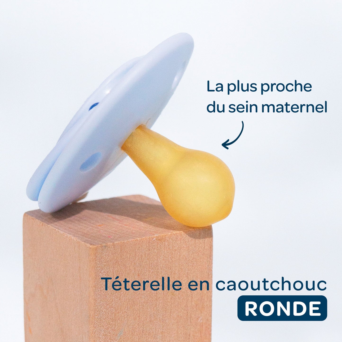 Lote de 2 chupetes redondos