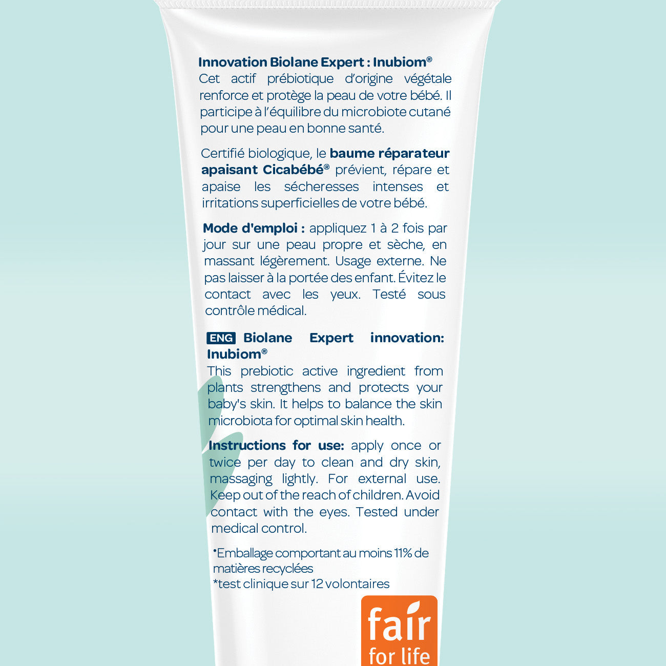 Cicabébé® certifié biologique Biolane Expert