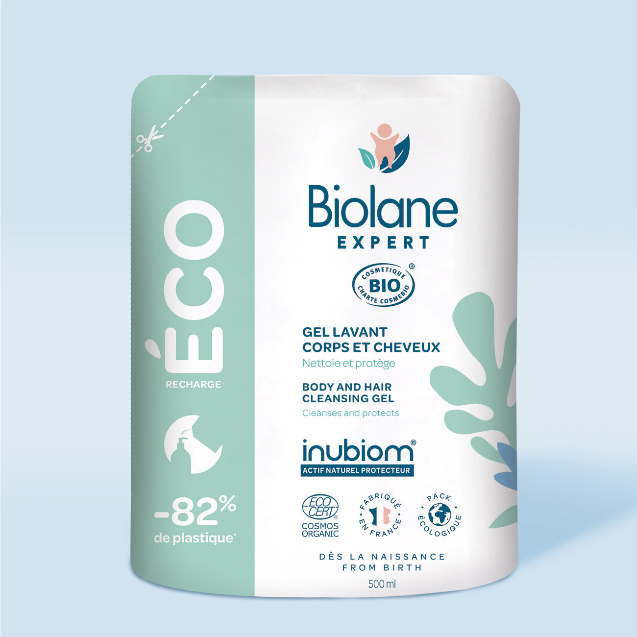 Recambio gel limpiador certificado biológico Biolane Expert