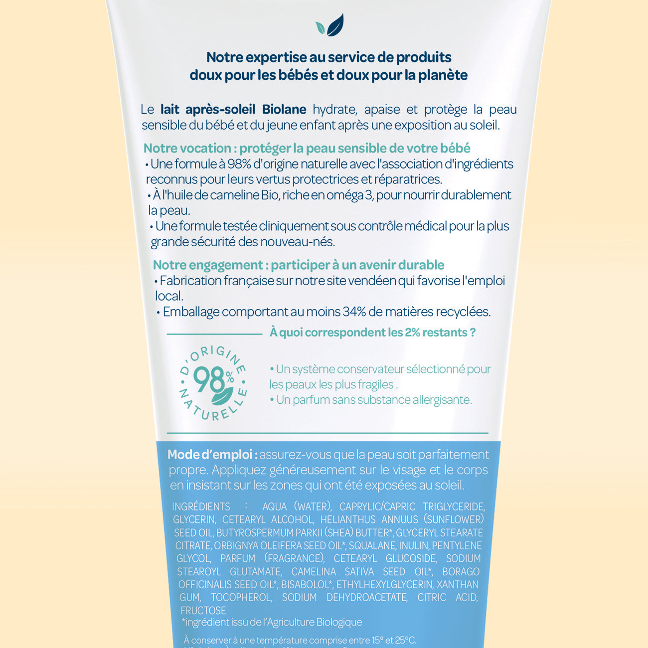 Leche calmante after-sun