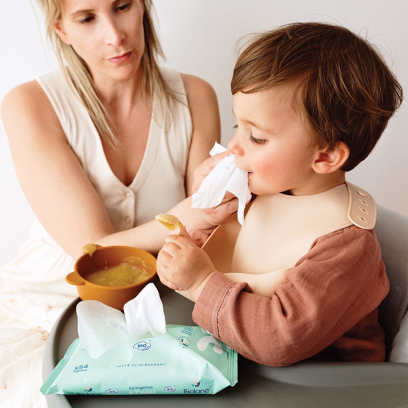 Toallitas con agua certificadas biológicas