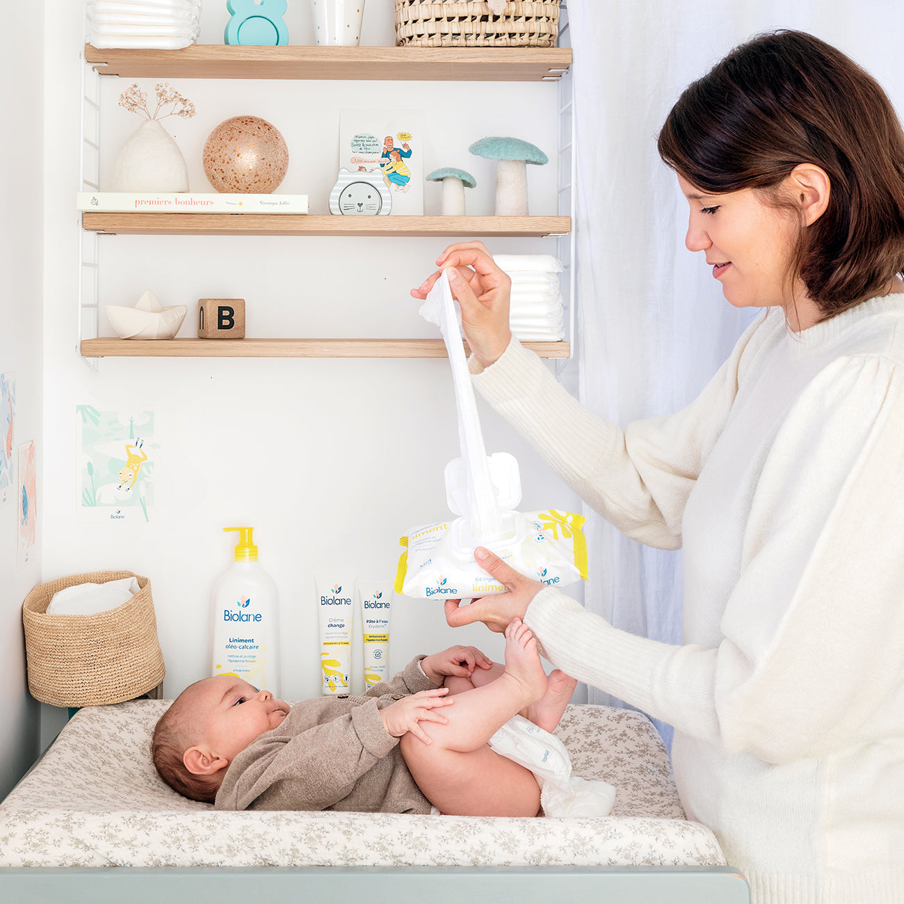 Toallitas con linimento